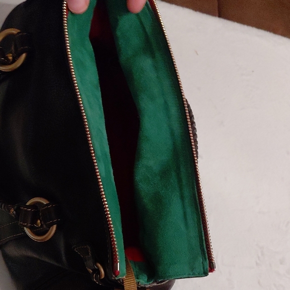 Dooney & Bourke Large Florentine Satchel With Wallet In Brown Tmoro - Picture 8 of 15